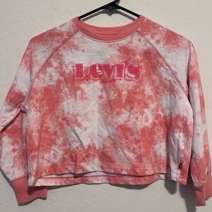 Levi's Tie-Dye long sleeve crop top